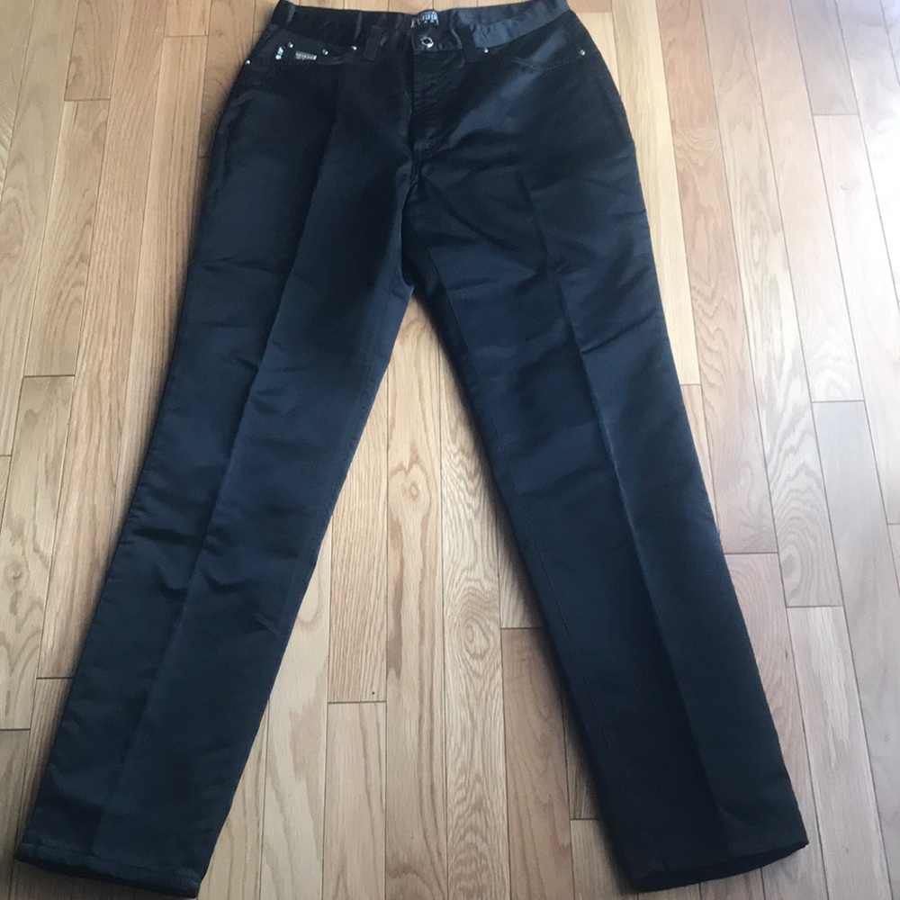 NWOT Gianfranco Ferre black jeans